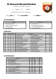 Turnierplan vom 17.02.2013 - SC Eintracht Miersdorf Zeuthen 1912 eV