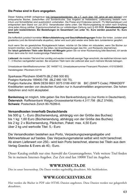Erich Bauer Antiquariat Katalog 94 Goecke & Evers 2012/2013