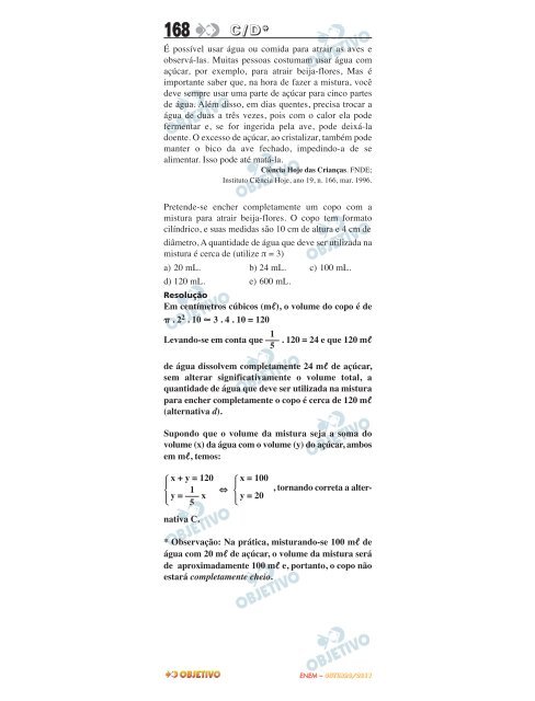 liberada-ENEM-prova 2 - Curso Objetivo