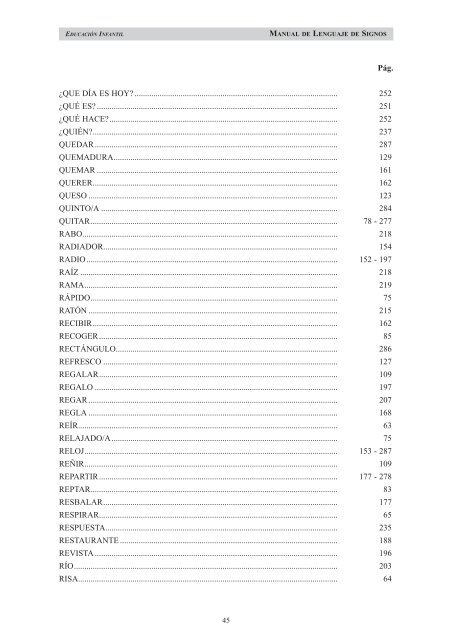 MANUAL DE LENGUAJE DE SIGNOS - Educación de sordos