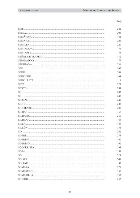 MANUAL DE LENGUAJE DE SIGNOS - Educación de sordos