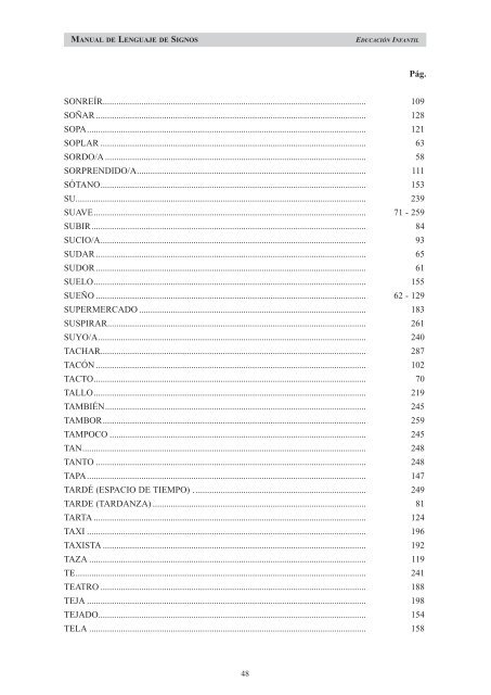 MANUAL DE LENGUAJE DE SIGNOS - Educación de sordos