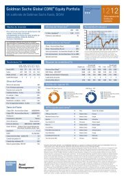 Goldman Sachs Global CORE® Equity Portfolio - Deutsche Bank