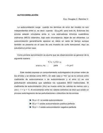 PRUEBA DE AUTOCORRELACIÓN - Web del Profesor