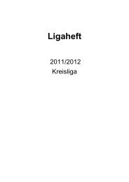 Ligaheft - Schachclub Heilsbronn