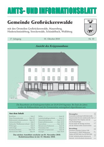 Mauersberger Museum - Gemeinde Großrückerswalde