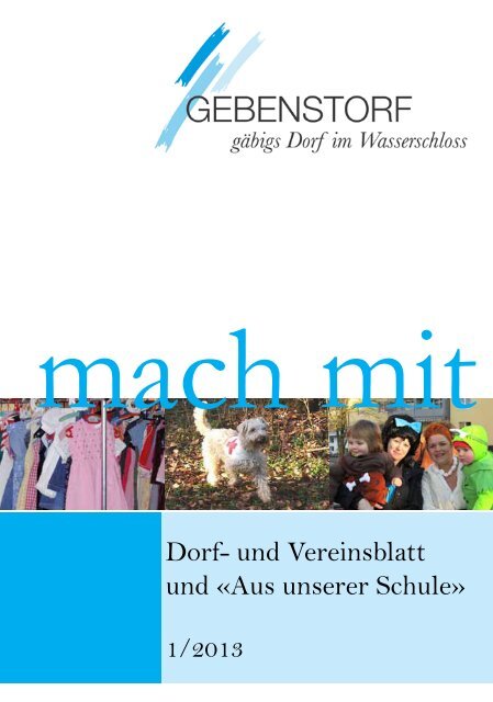 Mach Mit 1/2013 - Gemeinde Gebenstorf