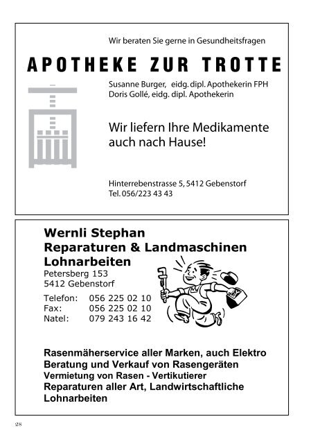 Mach Mit 1/2013 - Gemeinde Gebenstorf