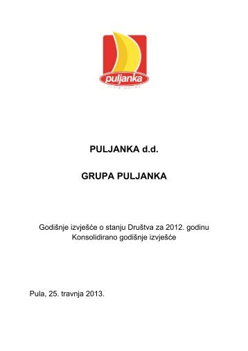 Godišnje izvješće 1Y., revidirano, konsolidirano, 2012. godina.