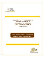 lineamientos y procedimientos del control de vales canjeables de ...