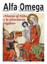 «Vieron al Niño y le ofrecieron regalos» «Vieron al ... - Alfa y Omega