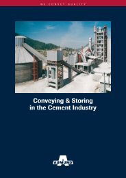 Conveying & Storing in the Cement Industry - AUMUND Fördertechnik