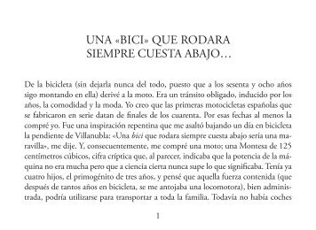 bici» que rodara siempre cuesta abajo… - Personal Telefónica Terra