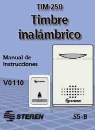 Bajar Instructivo - Archivo PDF - Steren