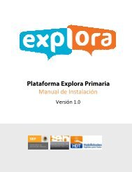 Manual de instalación Explora 1.0