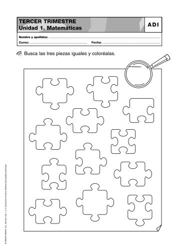 TERCER TRIMESTRE Unidad 1. Matemáticas ADI