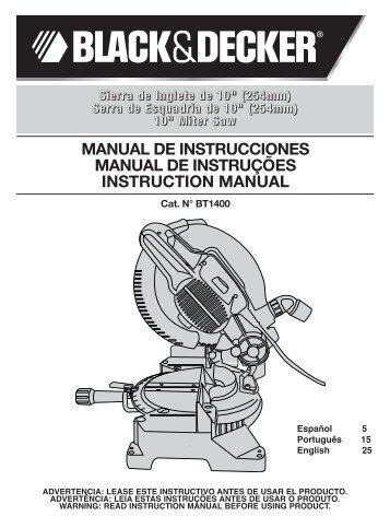 BT1400 Manual Book.qxd - Colombo