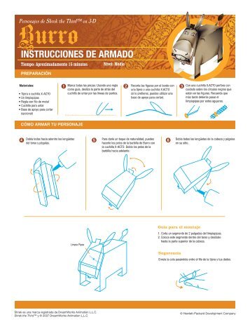 INSTRUCCIONES DE ARMADO - HP