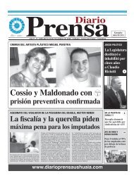 Edición 2368 Jueves 18 de Noviembre de 2010 CS3 ... - Diario Prensa