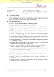 SUB GERENCIA : ADMINISTRACIONES POSTALES ... - Serpost