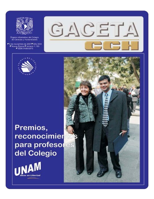 Profesores, orgullo del Colegio - CCH - UNAM