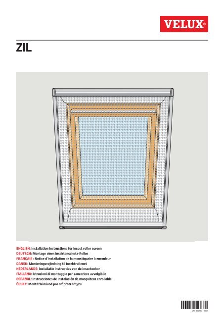 ENGLISH: Installation instructions for insect roller screen ... - Velux