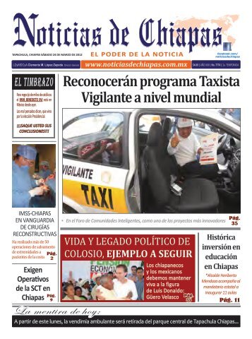Reconocerán programa Taxista Vigilante a nivel mundial En el Foro ...