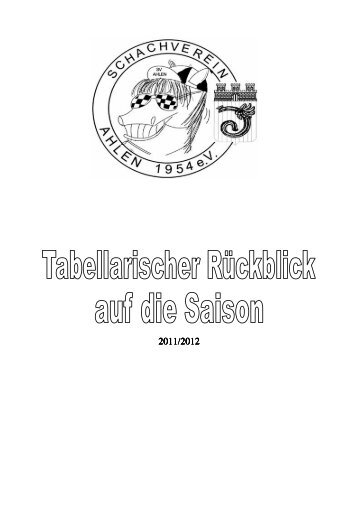 2011/12 - Schachverein Ahlen