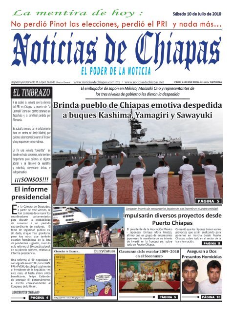 EL TIMBRAZO - Noticias de Chiapas