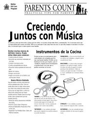 Creciendo Juntos con Música / Colectando ... - Better Kid Care