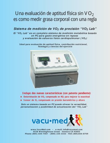 Una evaluación de aptitud física sin VO2 es como medir ... - VacuMed