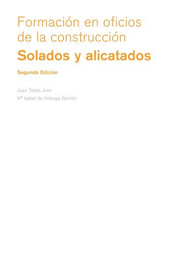 Solados y alicatados - Fundación Laboral de la Construcción