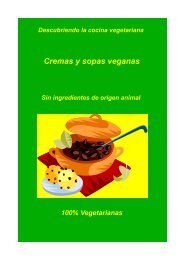 Cremas у sopas veganas - Unión Vegetariana Española