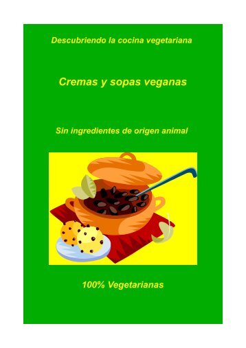 Cremas у sopas veganas - Unión Vegetariana Española