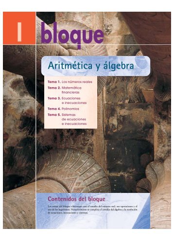 Aritmética y álgebra - Página de Jaime Pinto Rodríguez