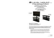 ELTVS55M, ELTVM75 ONLY - Level Mount