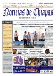 EL TIMBRAZO - Noticias de Chiapas