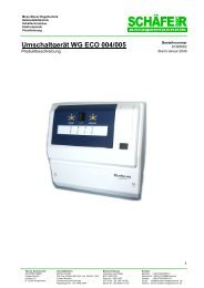 WG ECO 004 - Schaefer GmbH Anlagentechnik, Messtechnik ...