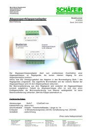 AGS-Adapter - Schaefer GmbH Anlagentechnik, Messtechnik ...