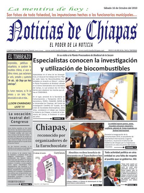Noticias de Chiapas