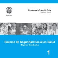 guía informativa del Régimen Contributivo - Ministerio de Salud y ...