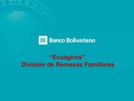 “Ecuagiros” División de Remesas Familiares - CeSPI