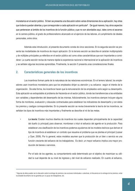 aplicación de incentivos en el sector público - Ministerio de ...