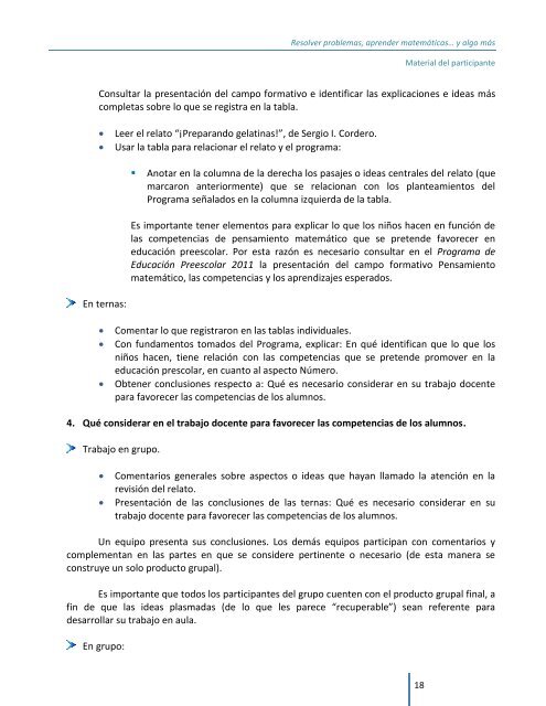 Resolver problemas, aprender matemáticas… y ... - Guias de Estudio