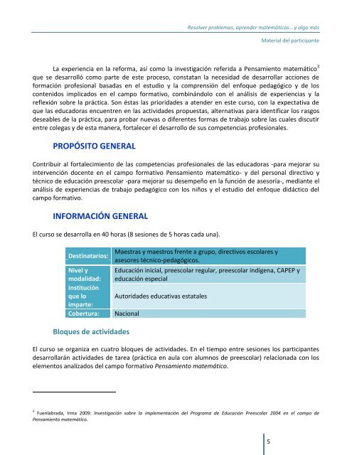 Resolver problemas, aprender matemáticas… y ... - Guias de Estudio