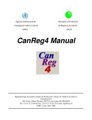 CanReg4 Manual