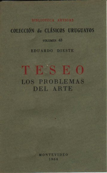 Teseo. Los problemas del arte - Archivo de Prensa
