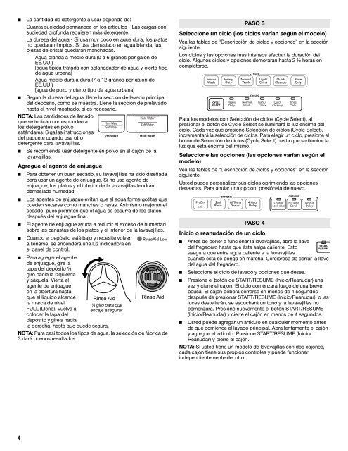 INSTRUCCIONES PARA EL USUARIO DE LA ... - Whirlpool