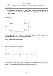 21. números proporcionales y - Matemáticas - IES Torre Almirante