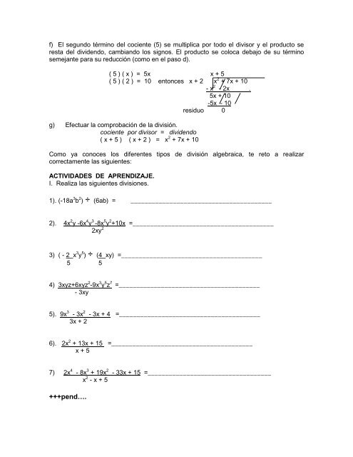 GUÍA DIDÁCTICA DE ÁLGEBRA 1a parte.pdf - CBTa 233